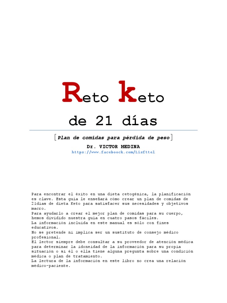 plan keto 21 dias pdf gratis