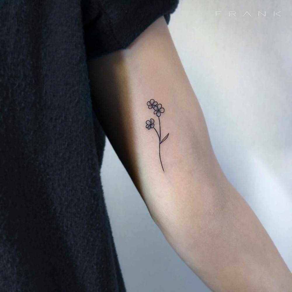 tattoo forget me not