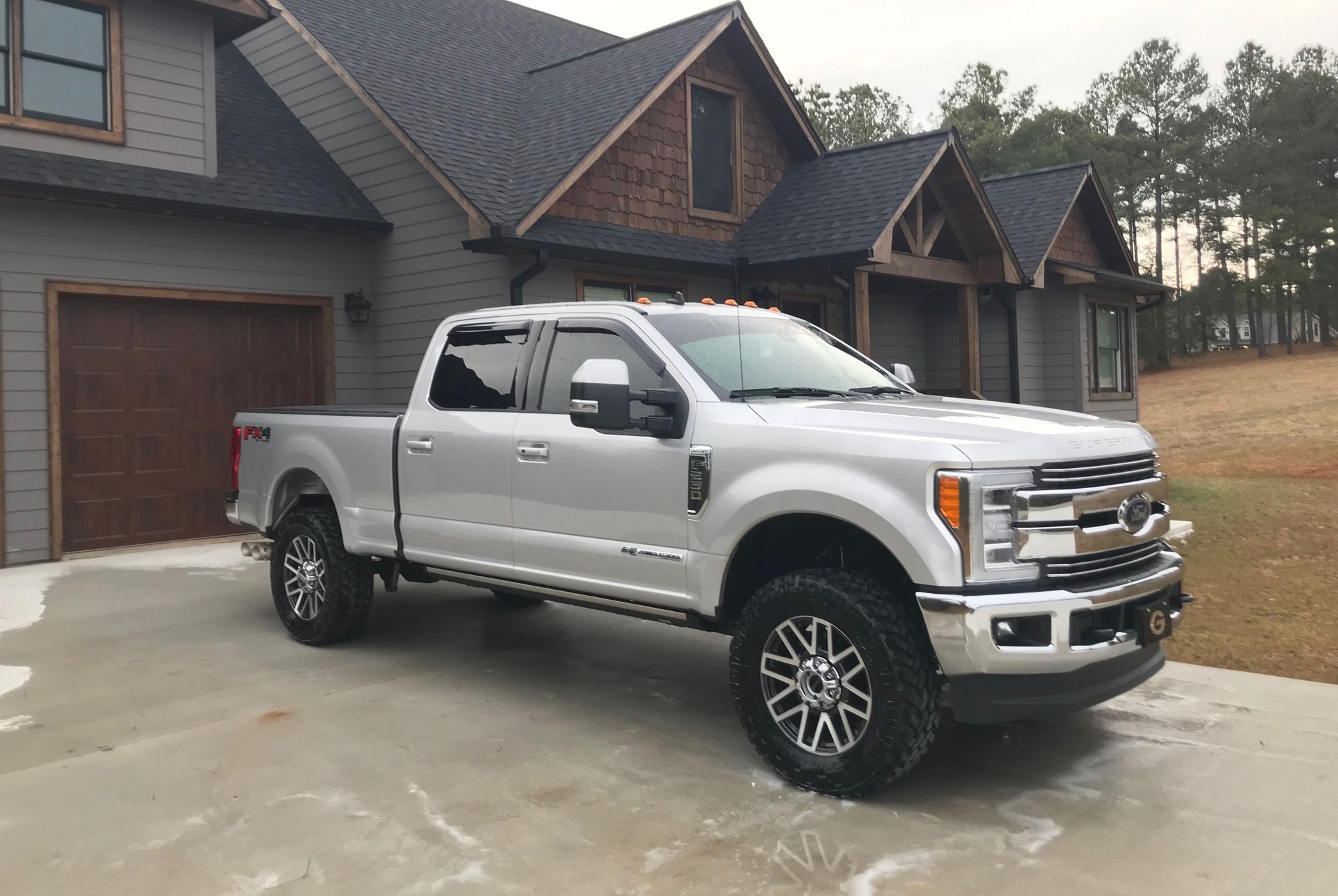 stock 2017 f250 with 35 inch tires