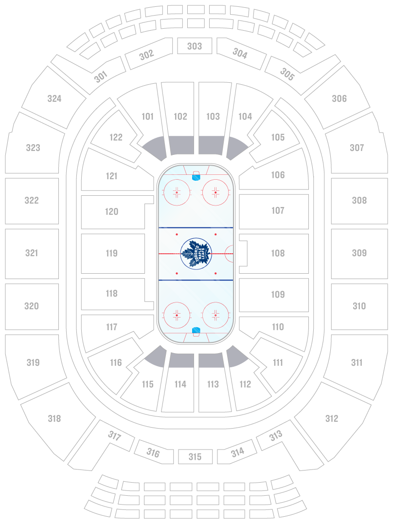 maple leafs seating map