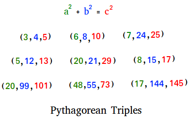 pythagorean triplet