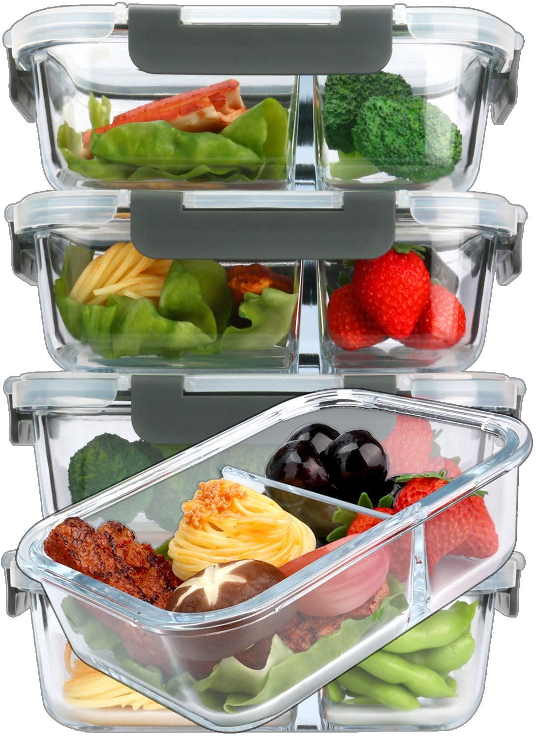 meal prep containers glass