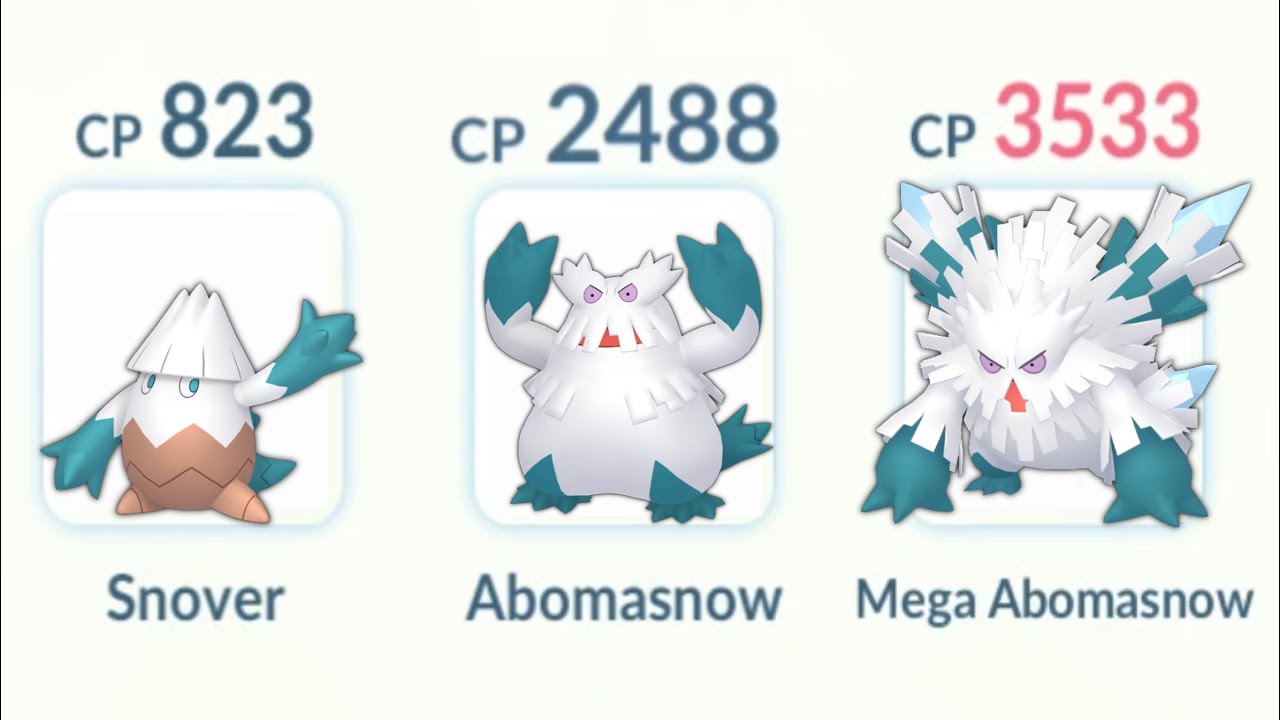 abomasnow evolve