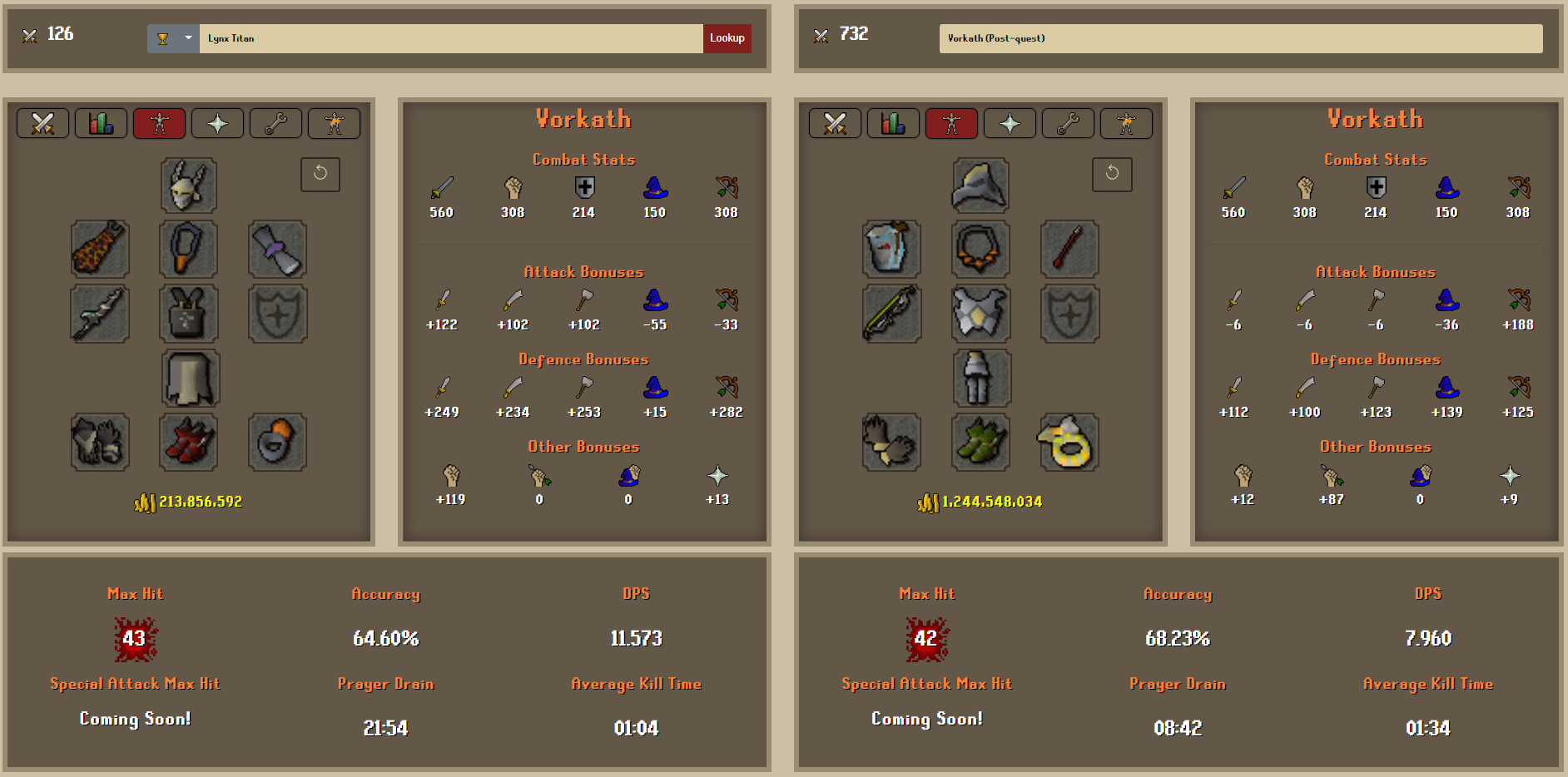 osrs calculator combat