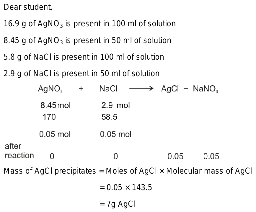 what is the mass of precipitate formed