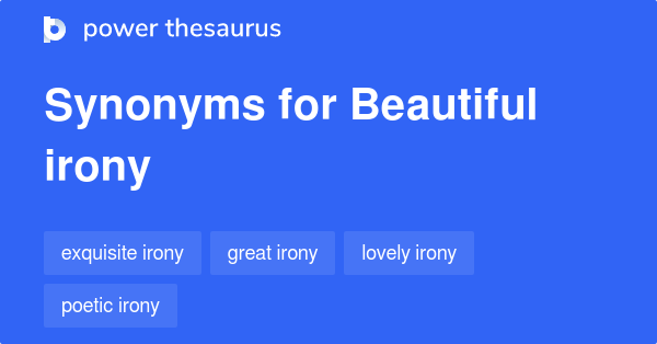 ironic thesaurus