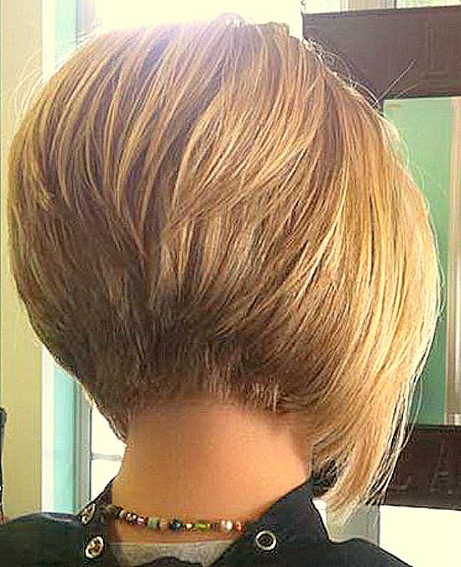 bob haircut short at back