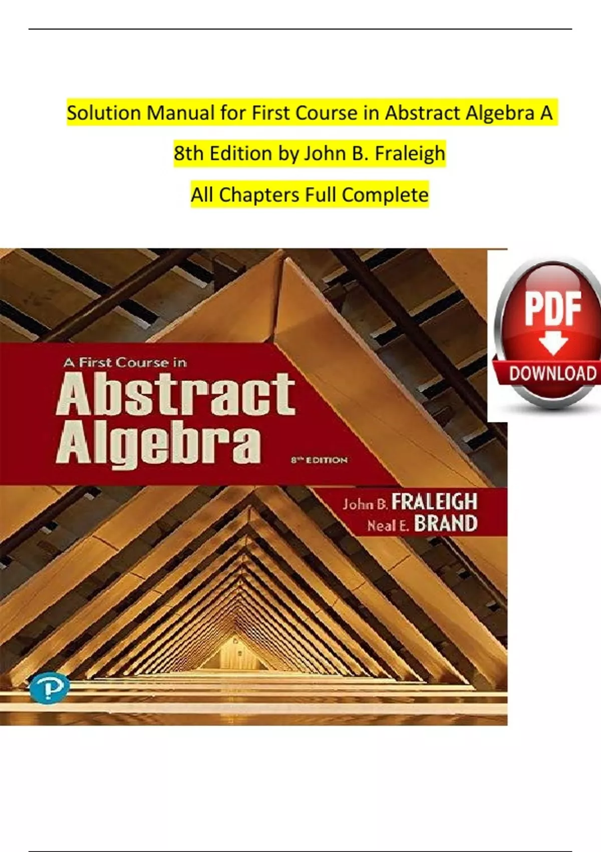 a first course in abstract algebra 8th edition pdf