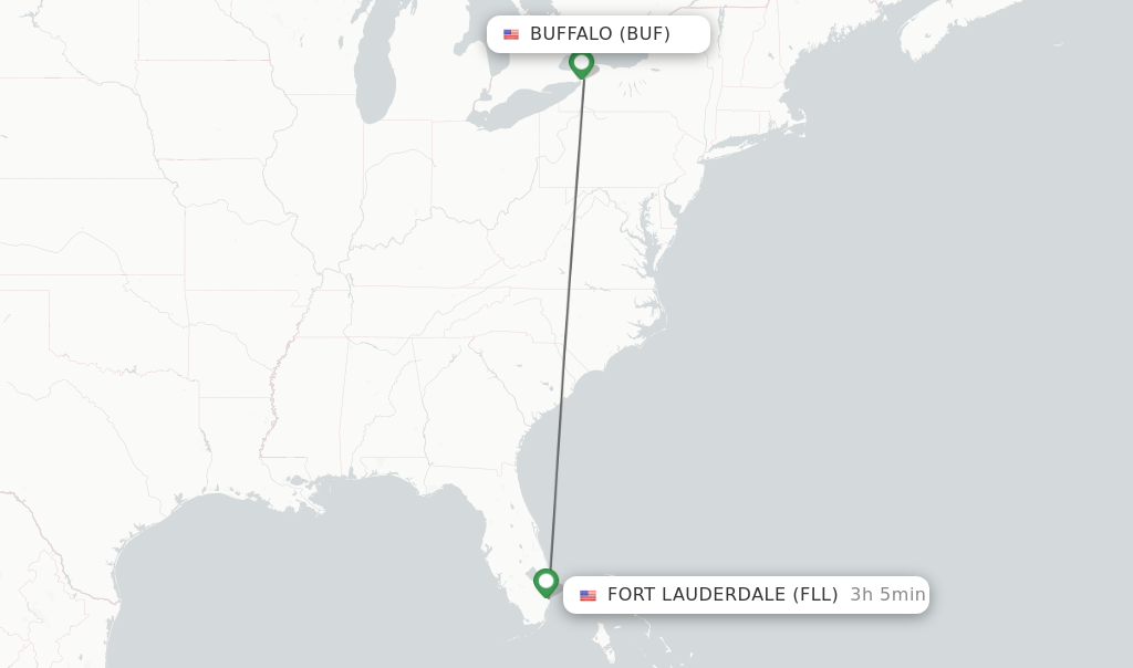 flights to fort lauderdale from buffalo new york