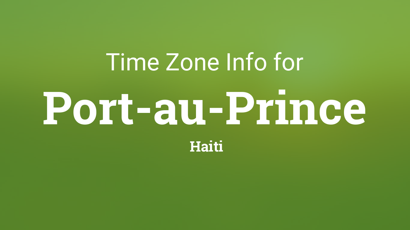 haiti time zone