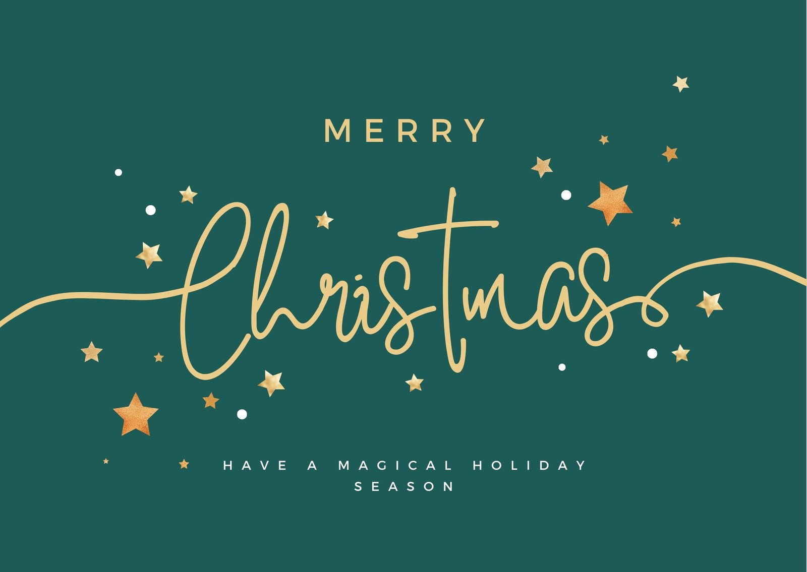 canva christmas card template