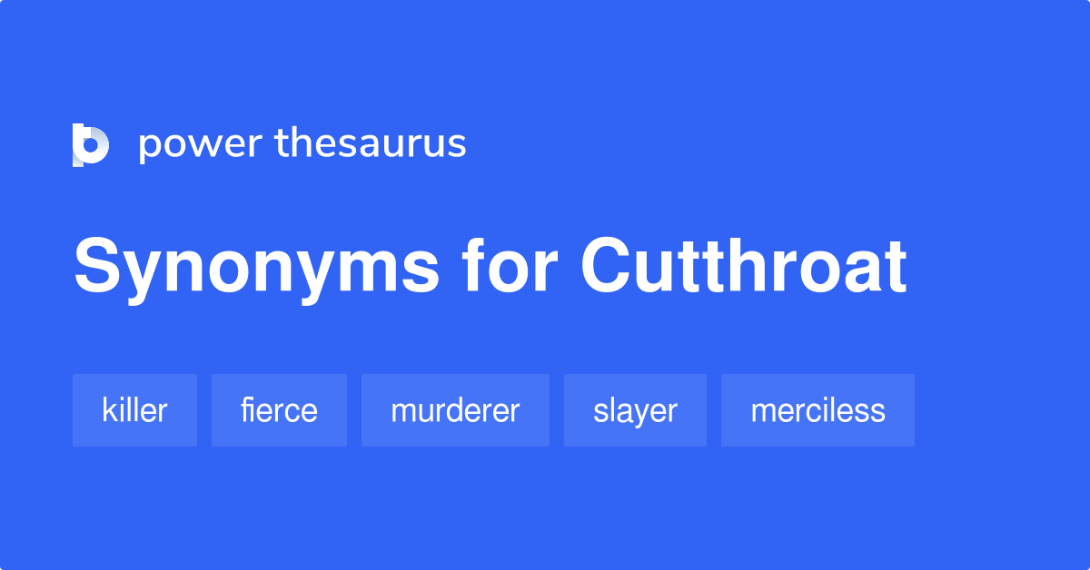 cutthroat synonym