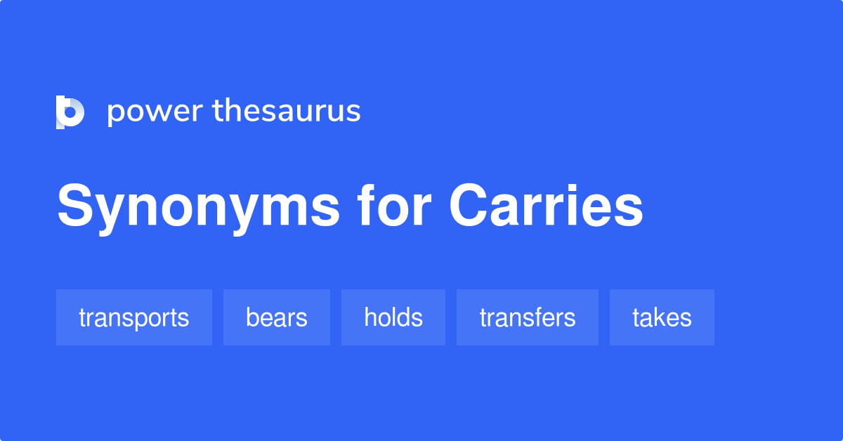 carries synonym