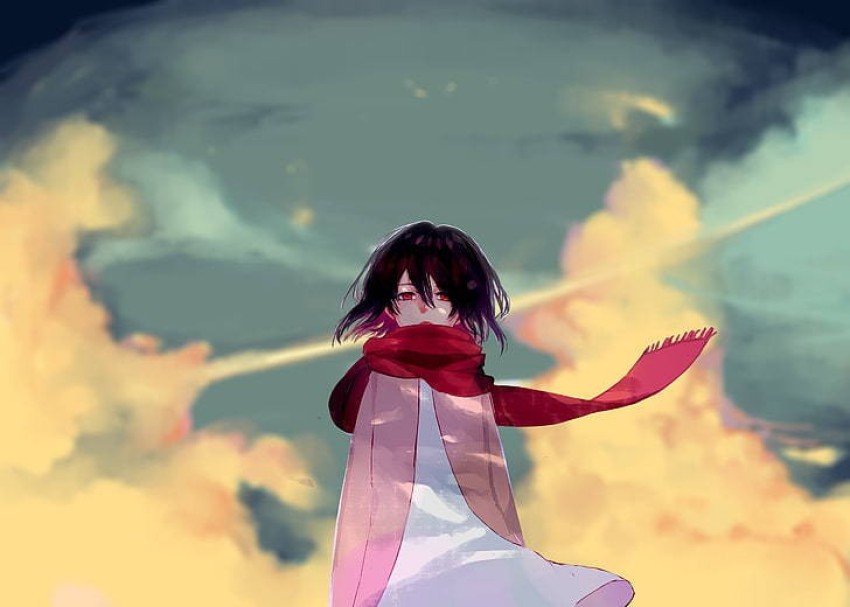 mikasa ackerman scarf