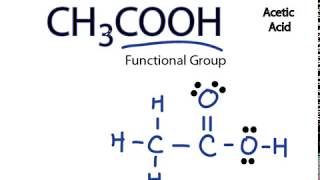 draw the lewis structure for acetic acid