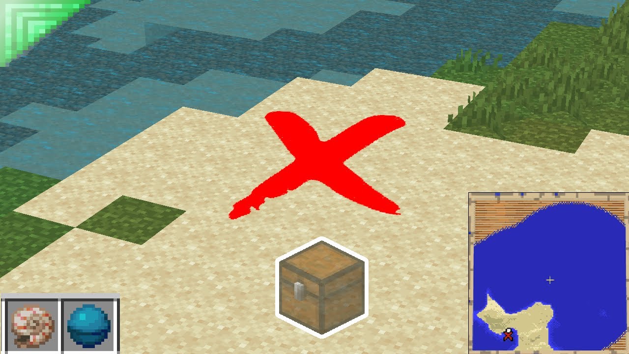 how deep down are treasure chests in minecraft