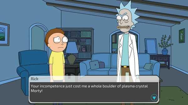 rick and morty a way back home gameplay