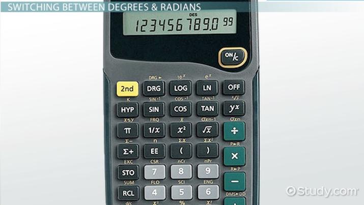 radian mode on calculator