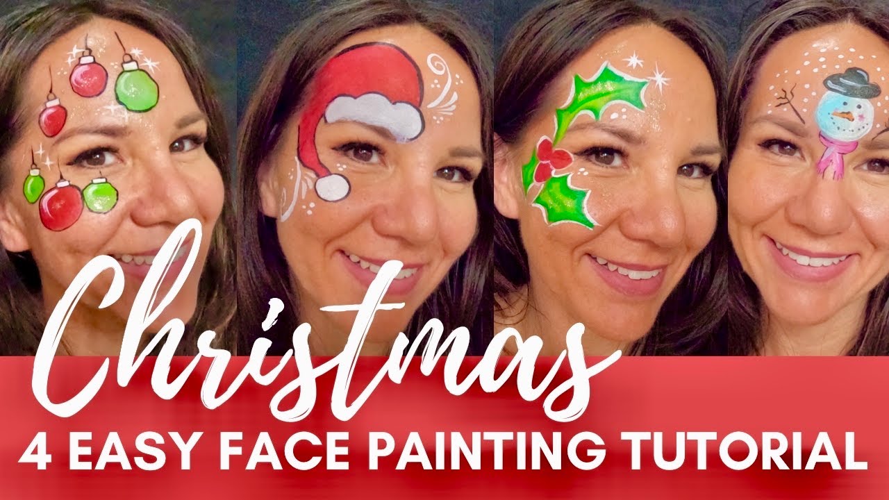 face painting xmas