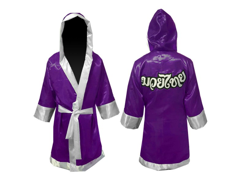 boxing robe with hood custom