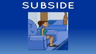 subside def