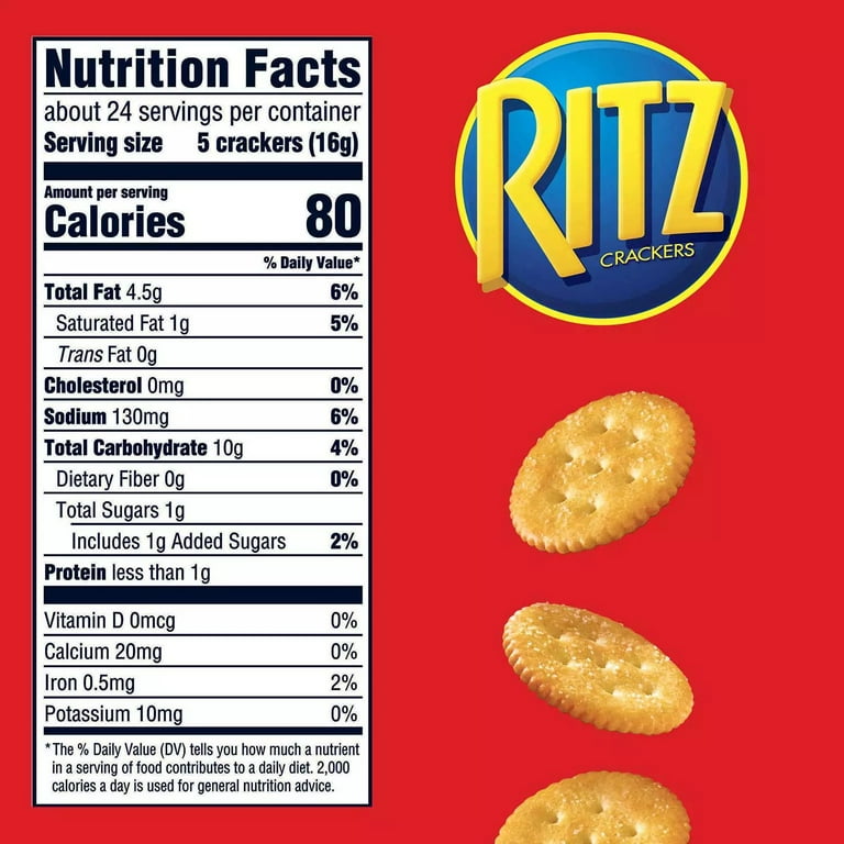 calories in crackers ritz