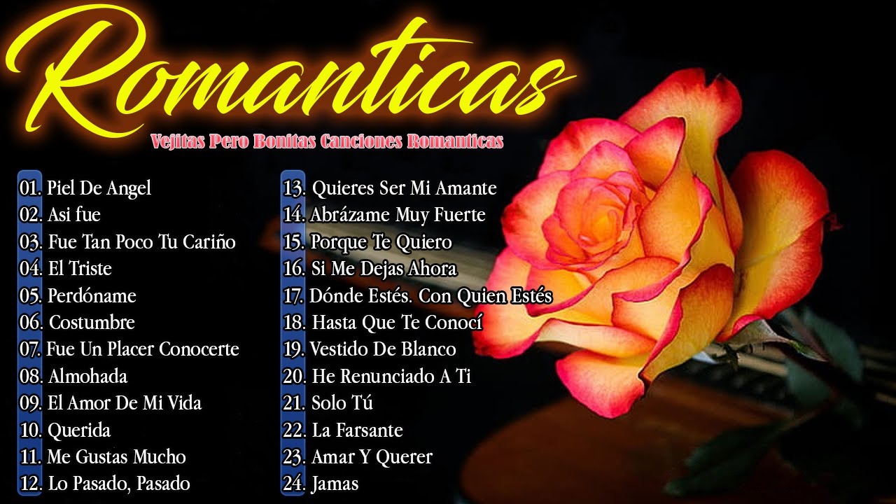 canciones romanticas viejitas mix