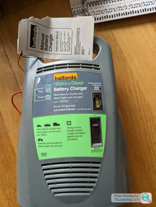 car battery charger halfords