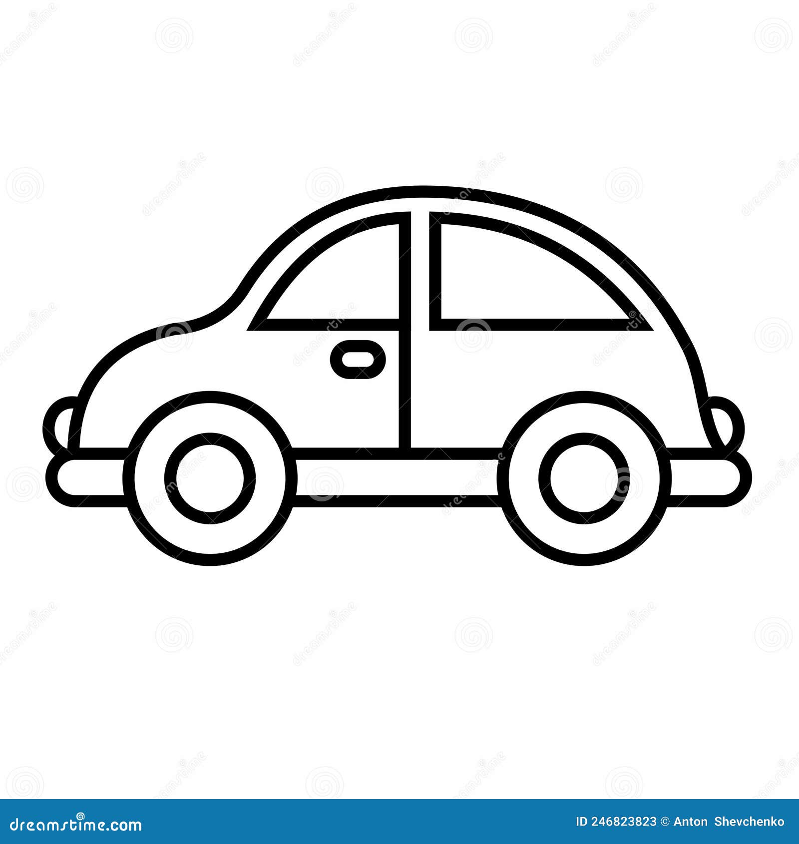 car clipart black and white