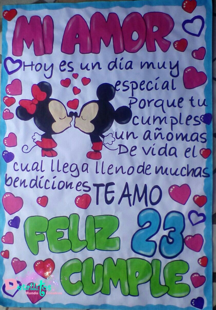 carteles feliz cumpleaños para mi novio