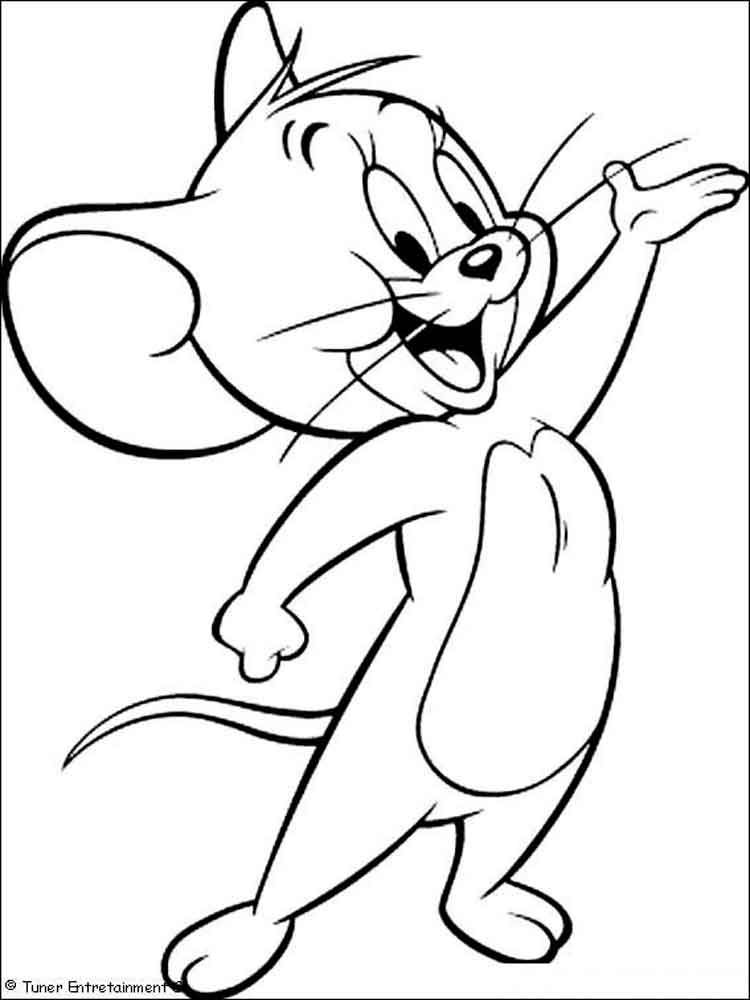 cartoon coloring page