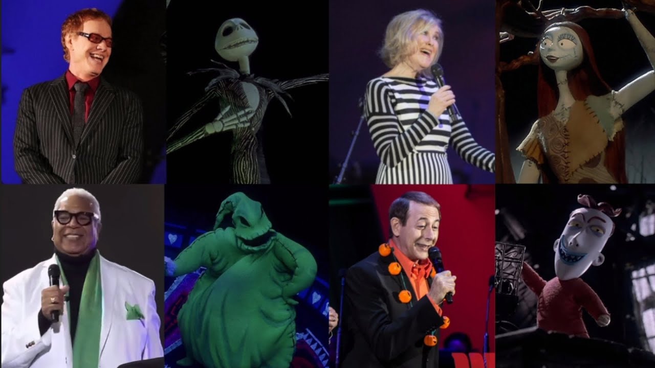 cast of the nightmare before christmas