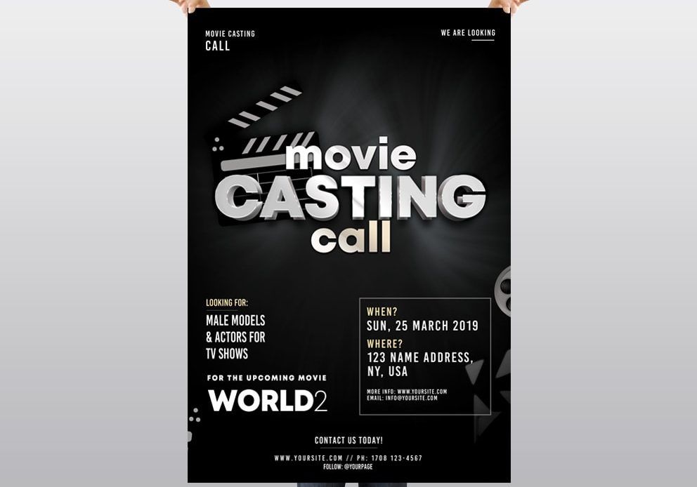 casting call template