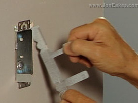 how to install an electrical box in drywall