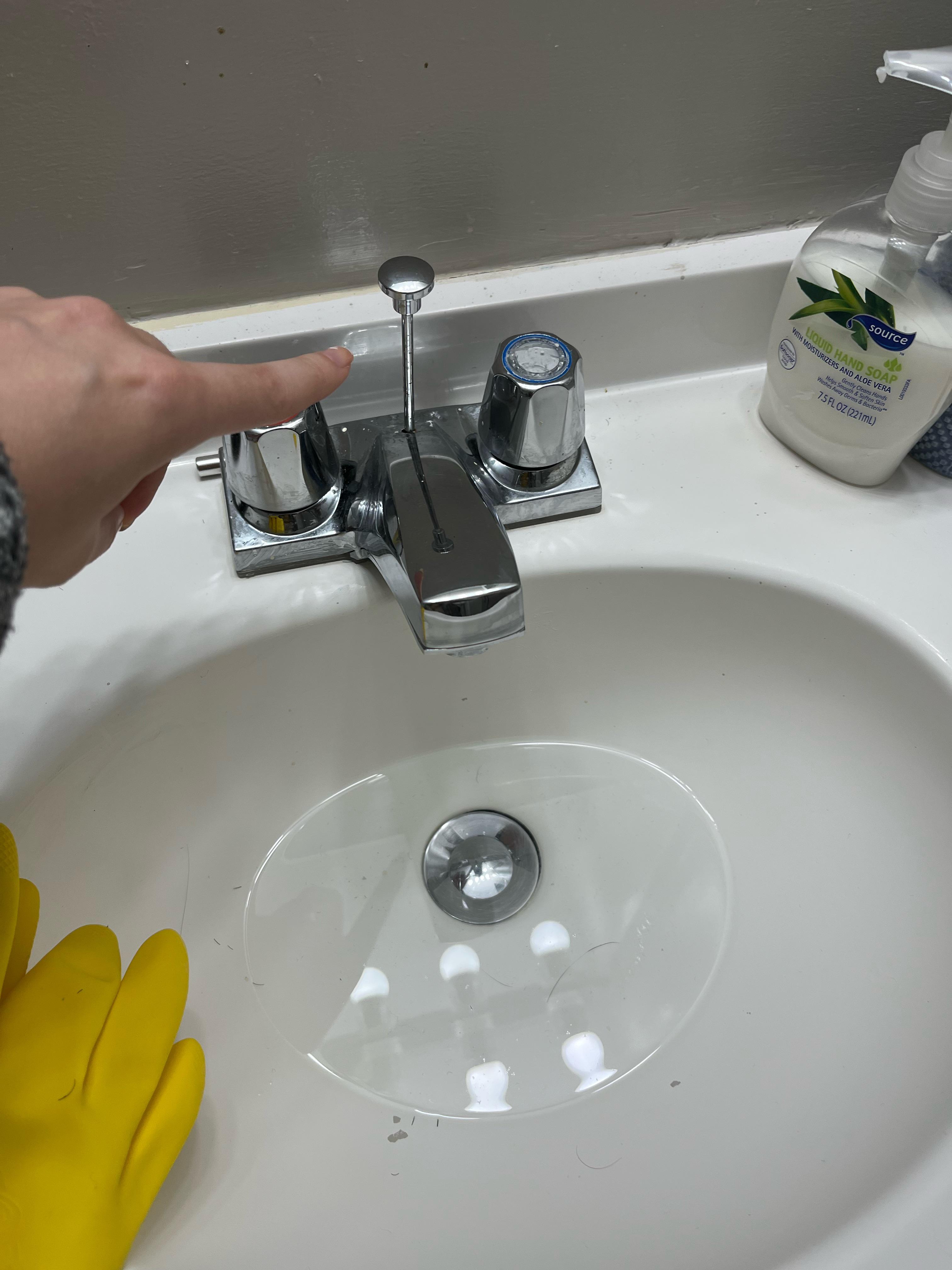 sink plug stuck