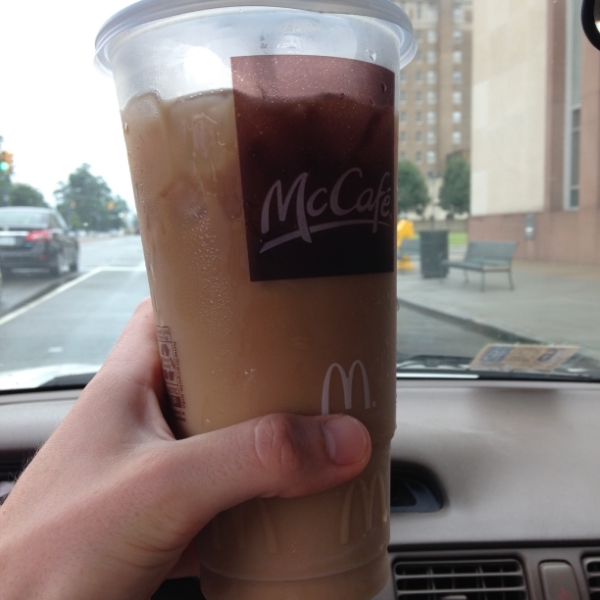 large mcdonalds iced coffee calories