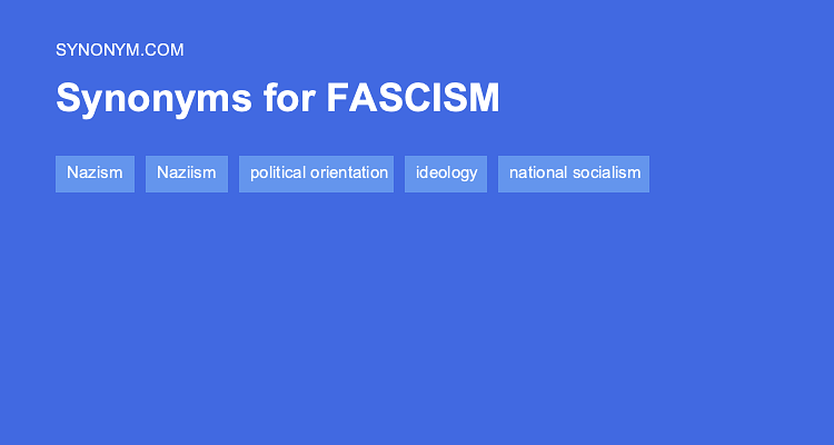 fascism thesaurus