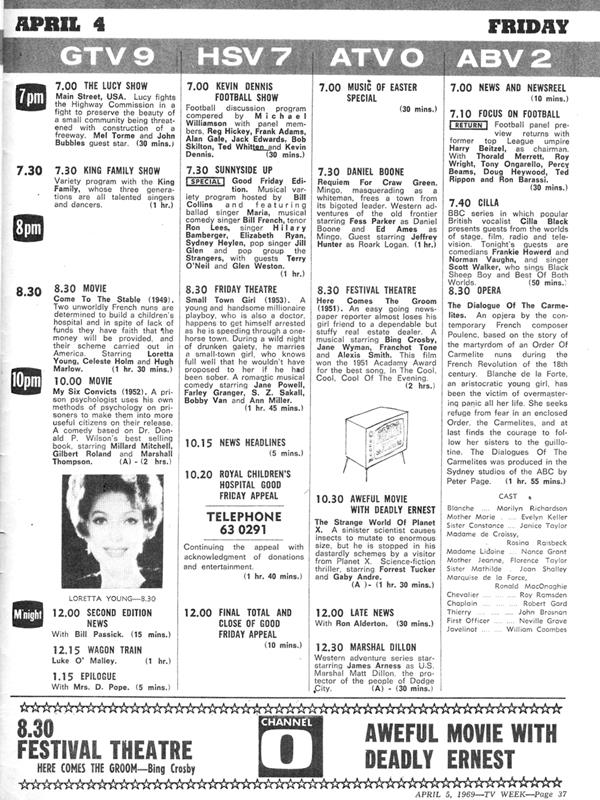 tv guide renmark