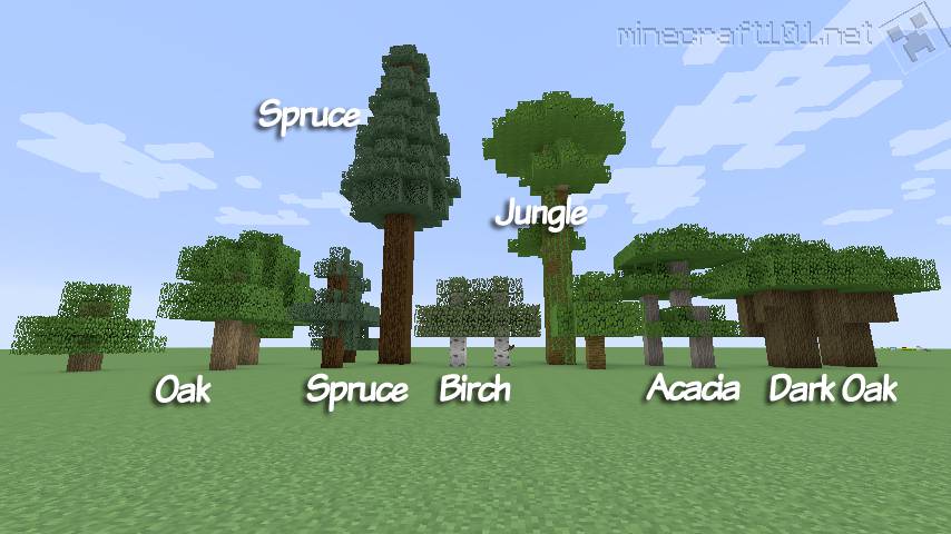 minecraft tree id