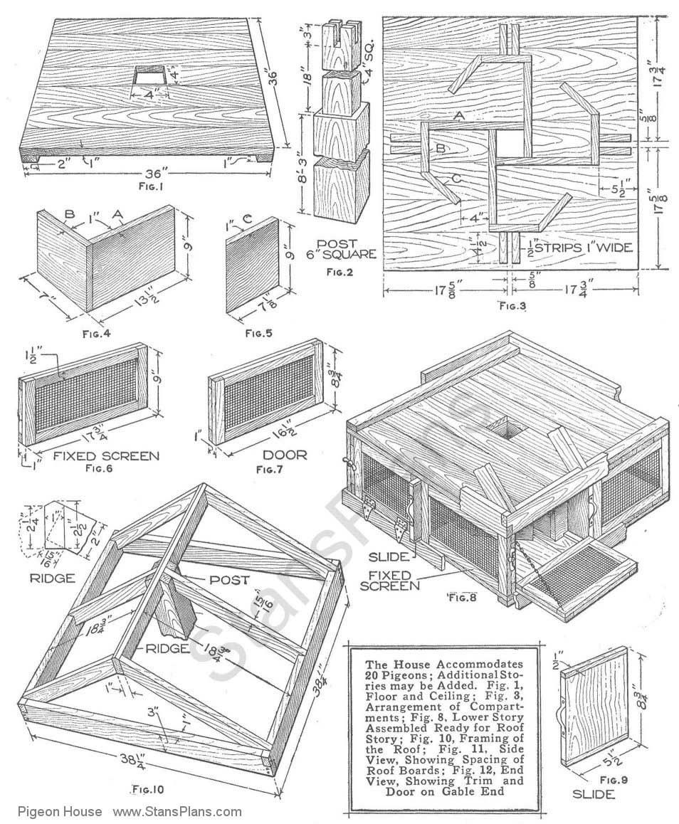 pigeon loft plans