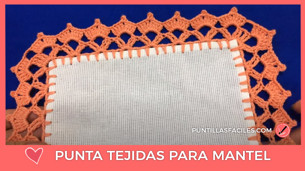 puntillas para manteles paso a paso