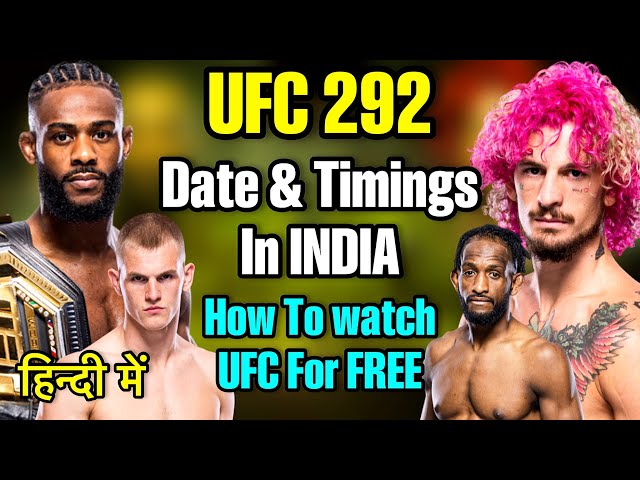 ufc 292 india time