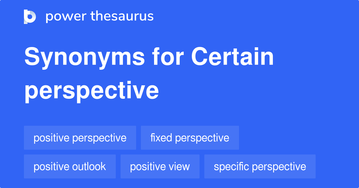 certain thesaurus