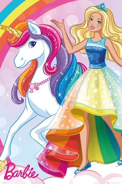 barbie and unicorn