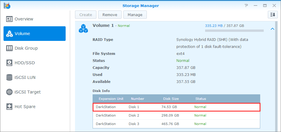 change raid type synology