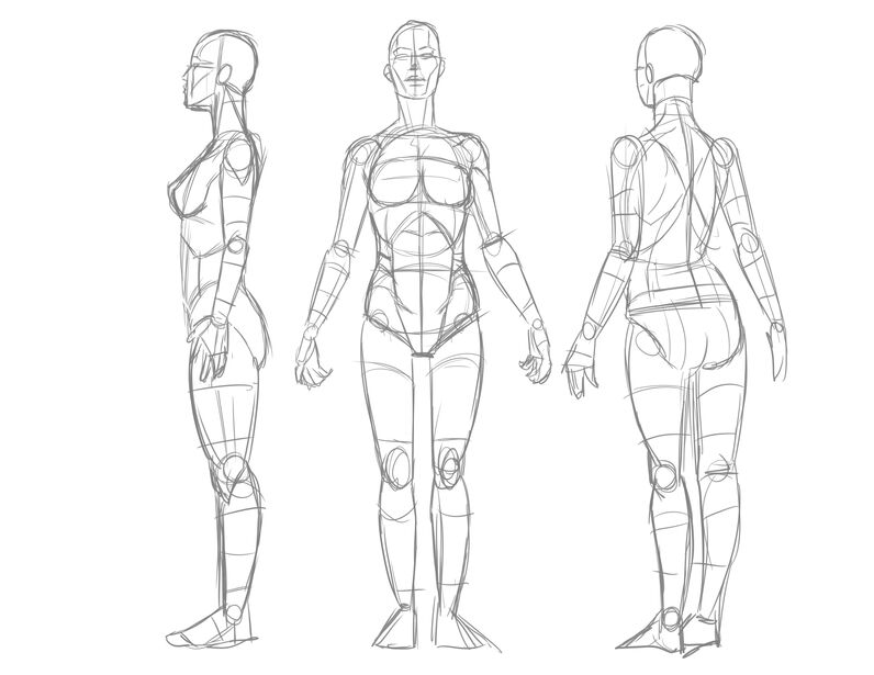 character reference pose