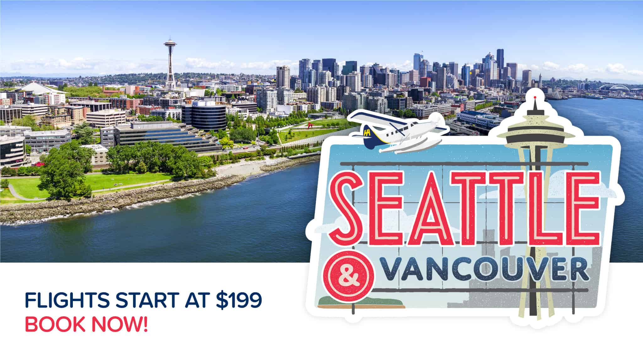 cheap flights from vancouver to seattle