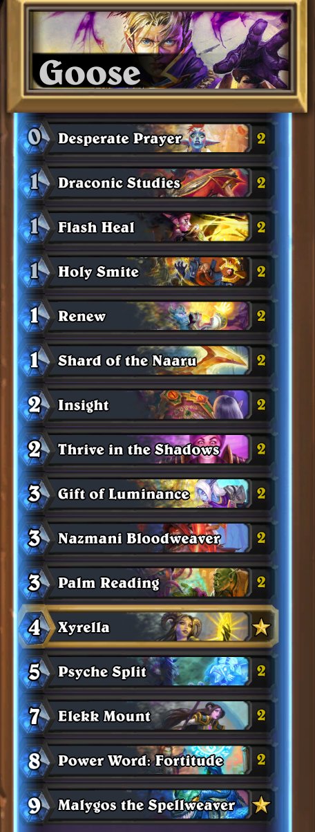 cheap priest deck