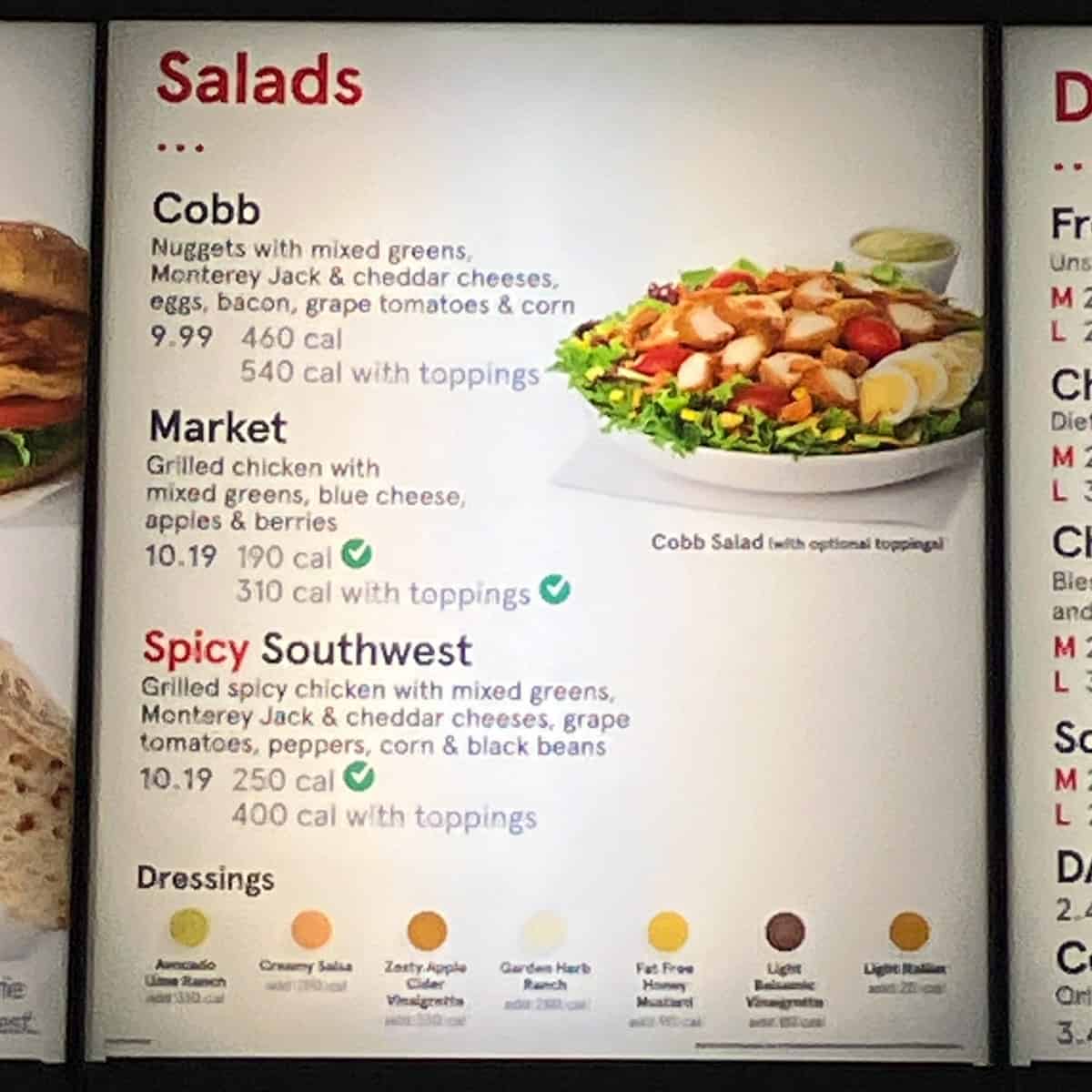 chick-fil-a menu