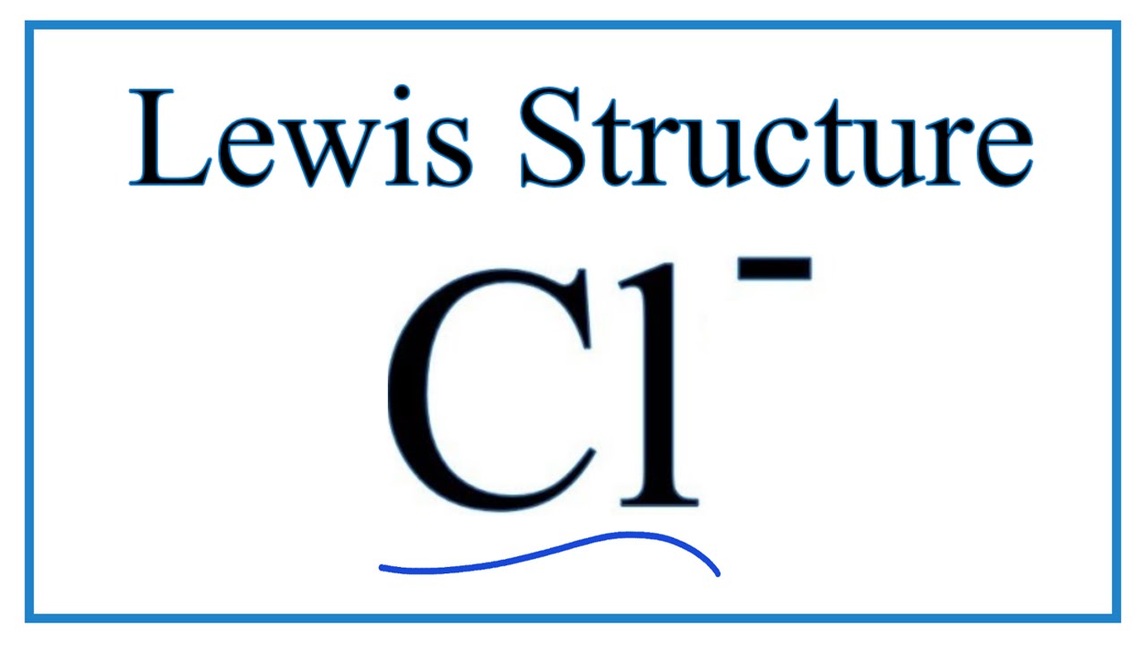 chloride lewis dot structure